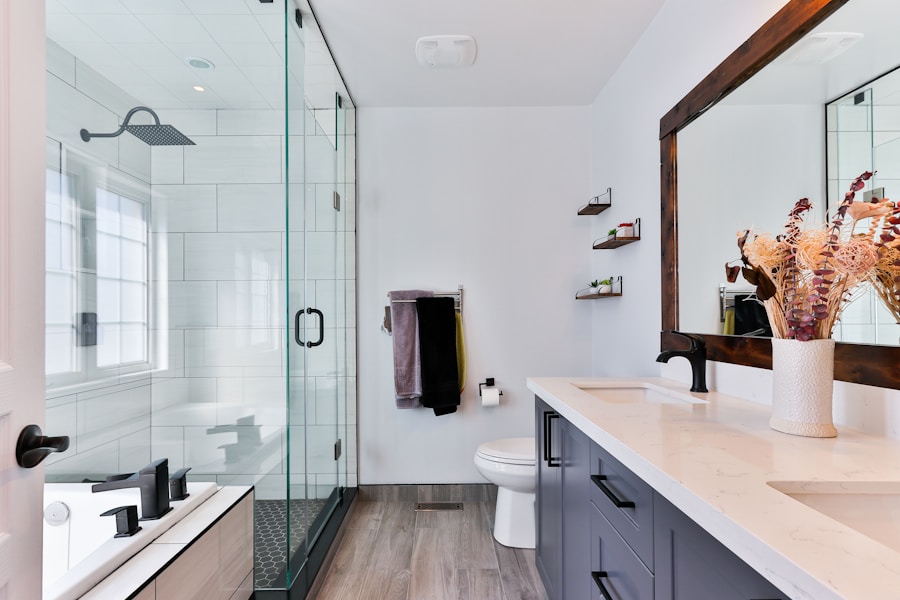 Photo "How to combine style and functionality in bathroom storage"
