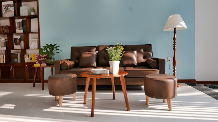 Photo "Choosing furniture that exudes tranquility and comfort"