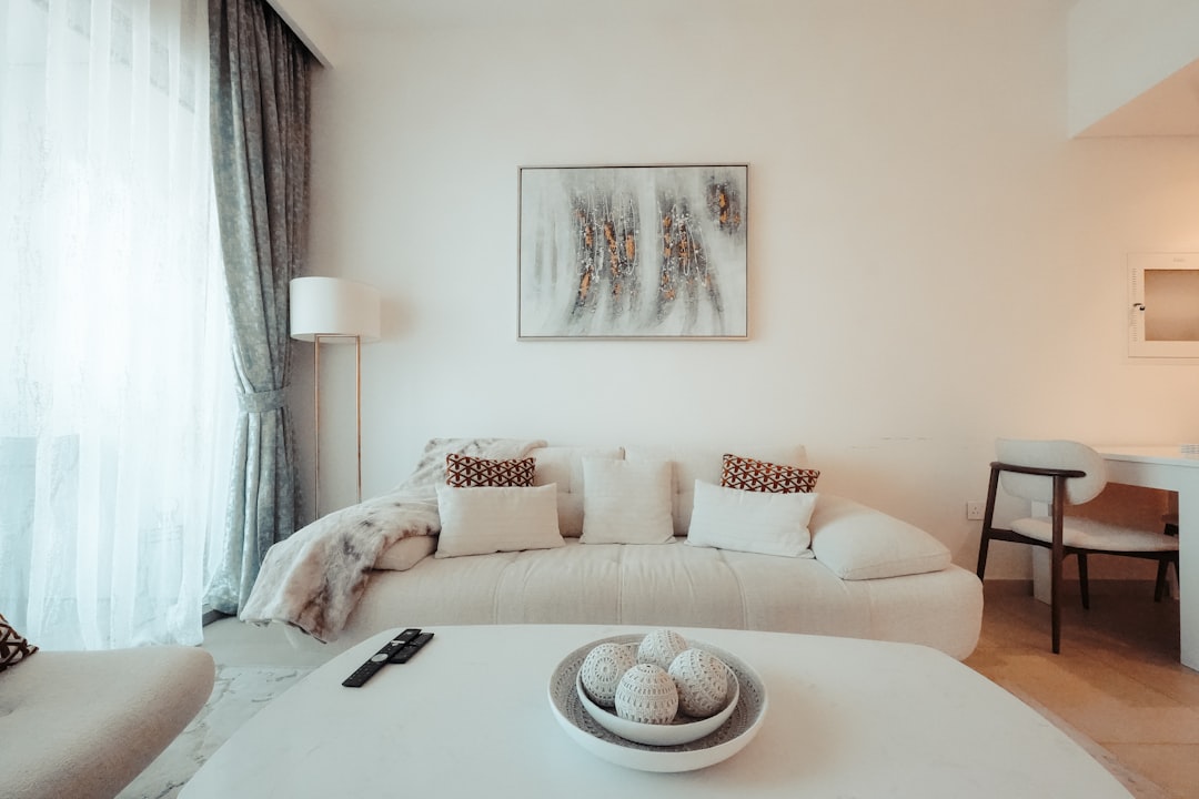 Photo minimalist living room styling